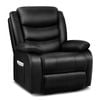 ALFORDSON Recliner Chair Leather Black