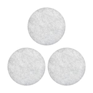3pk Glomesh Regular Speed Polishing Machine Floor Pad White 330mm