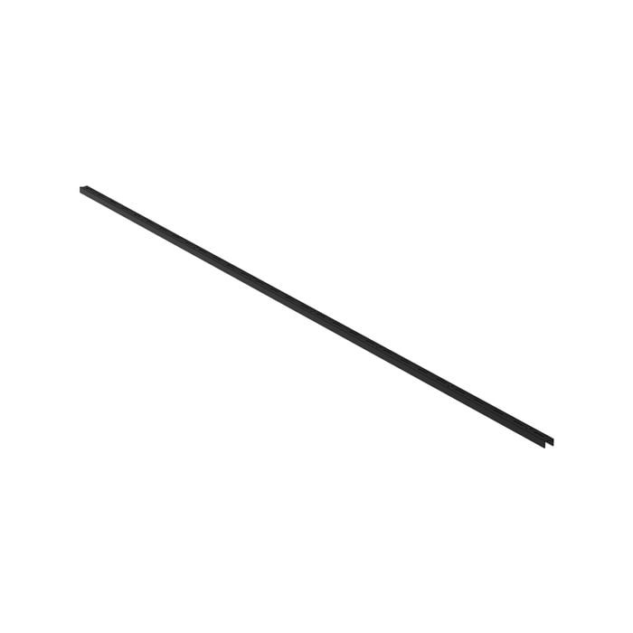 Flexi Storage Home Solutions 1500mm Black Single Slot Wall Strip