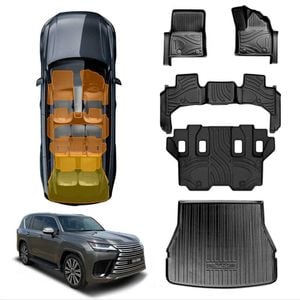 Boot Liner & Floor Mats for Lexus LX Series LX500d LX600 2021-Onwards Cargo Trunk Mat Luggage Tray