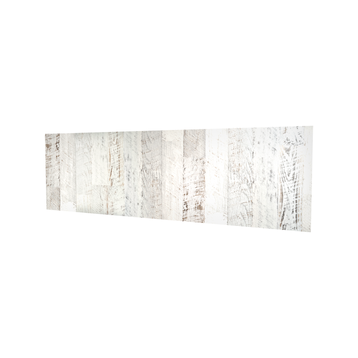 Bellessi 900mm x 2440mm x 4mm Motiv Polymer Bathroom Panel - White Wash