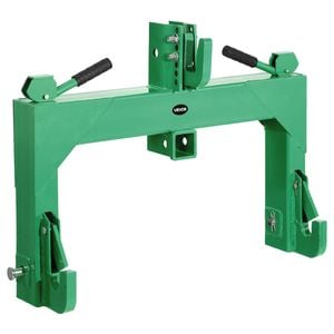 VEVOR 3-Point Quick Hitch Green with Receiver 3-Pt 5 Level Adjustable Bolt for Tractor