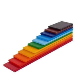 Wooden Rainbow Planks 11pcs