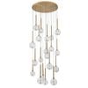 Vencha Meteor 20 Light Round LED Pendant - Gold Warm White