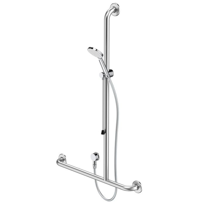 Caroma Care Accessible Shower Set with Inverted T Rail