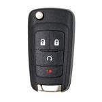 TKW 4 Button Flip Key Housing to suit Holden Barina, Cruze, Trax, VF Commodore - Various Year Models