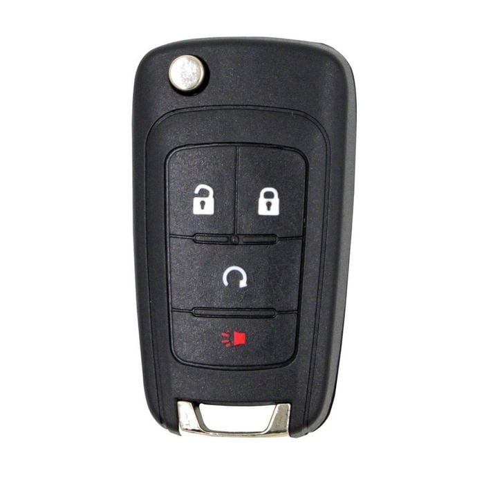 TKW 4 Button Flip Key Housing to suit Holden Barina, Cruze, Trax, VF Commodore - Various Year Models