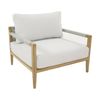 Allora 1 Seater Timber And Rope Armchair Lounge