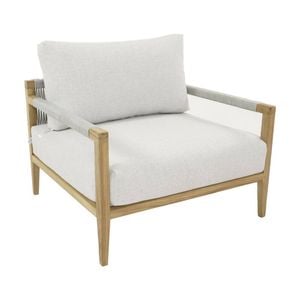 Allora 1 Seater Timber And Rope Armchair Lounge