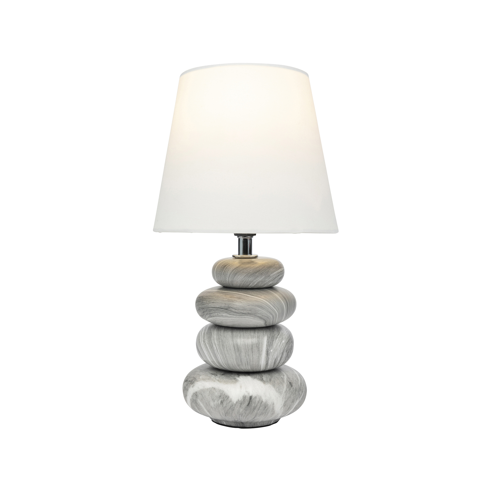 Brilliant Pebbles Ceramic Stone 31cm Table Lamp