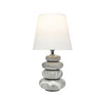 Brilliant Pebbles Ceramic Stone 31cm Table Lamp