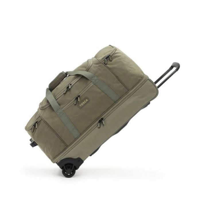 Tosca 70cm Split Comp Outdoor Travel Luggage Trolly/Wheelie Bag Khaki/Sand