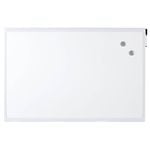 Quartet Basics 90x60cm Magnetic Dry-Erase Whiteboard w/ Marker/Magnets