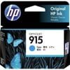 Hp 915 Original Inkjet Ink Cartridge - Cyan - 1 Each - 315 Pages