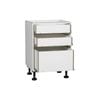 Kaboodle 600mm White 3 Drawer Base Kitchen Cabinet