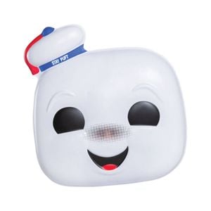 Ghostbusters 1984 Stay Puft Pop! Vacuform Marshmallow Man Mask 30x25cm White
