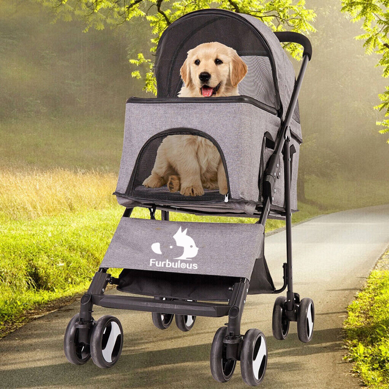Dog pushchair labrador sale