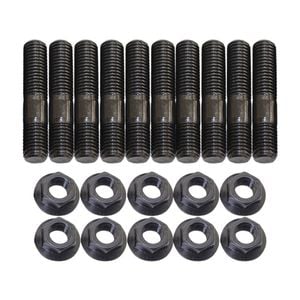 10 Pcs M10x1.5x50mm High Tensile Stud Kit For Manifold & Turbo