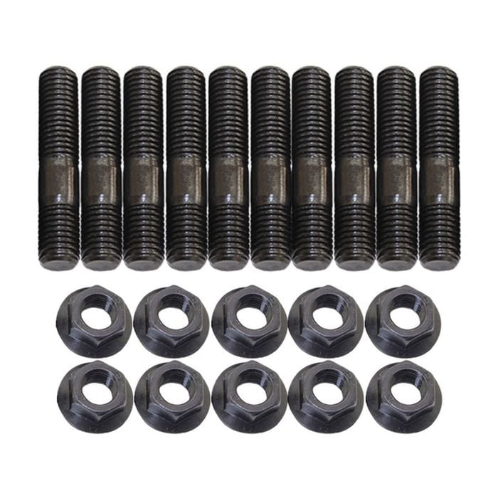 10 Pcs M10x1.5x50mm High Tensile Stud Kit For Manifold & Turbo