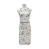 J.Elliot Home Nordhem Floral Kitchen Apron 83x68x0.2cm Warm Beige