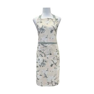 J.Elliot Home Nordhem Floral Kitchen Apron 83x68x0.2cm Warm Beige
