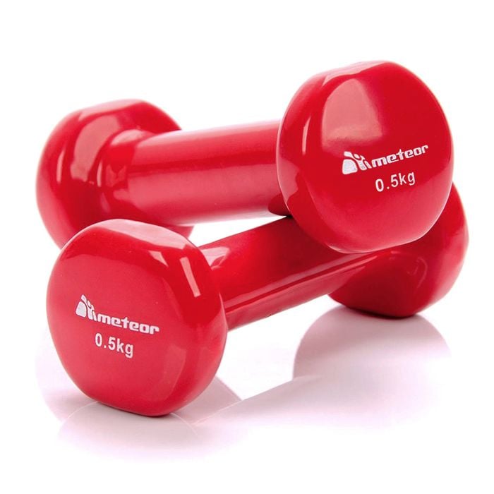 METEOR 0.5kgx2 Anti-Slip Vinyl Dumbbells