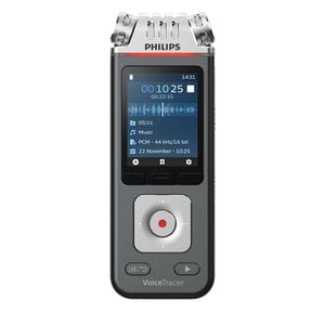 Philips DVT6115 24bit 96kHz 3-Microphone Digital Voice Recorder
