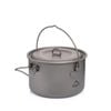 NNEOBA Titanium Camping Cookware Pot 1300ml Gray