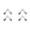 2x 2pc Joseph Joseph Space Stainless Steel Pan Lid Holders Rack Wall/Door Mount