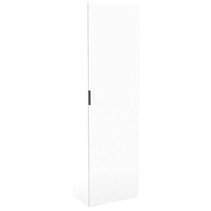 Lugna 2048 x 600 x 380mm White 5 Shelf 1 Right Hand Door Cabinet - White
