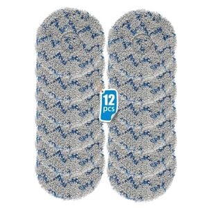 Hygieia 12x Mop Pads for Ecovacs Deebot X1 X2 T20 Series – Washable Replacement