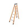 CITECO 2.1 - 3.8m 150kg Industrial Dual Purpose Fibreglass Ladder