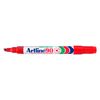 Artline Chisel Tip Permanent Marker 5mm (Pack of 12) (Red)