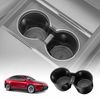 Cup Holder Insert For Tesla Model Y Juniper 2025-onwards Centre Console Rubber Interior Accessories