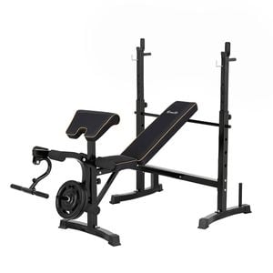 Everfit Weight Bench 10 in 1 Bench Press Home Gym Station 330kg Capacity