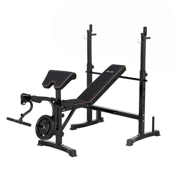 Everfit Weight Bench 10 in 1 Bench Press Home Gym Station 330kg Capacity