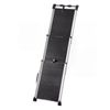 PaWz Dog Ramp Foldable Extendable with Reflective Strips Non Slip for Car Black