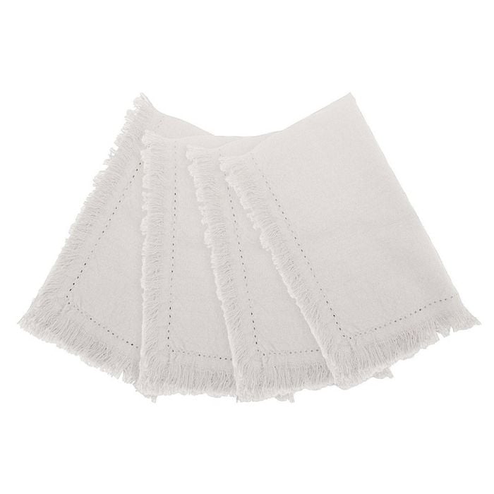 J.Elliot Avani Set Of 4 Napkin Ivory