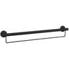 evekare 900mm Black Matte Grab Rail With Towel Holder