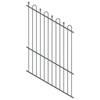ProtectorAl 350 - 1200 x 1800mm Monument Raked 16-30º Loop And Spear Top Pool Fence Panel