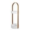 Umbra Bellwood Umbrella Stand White & Natural 22x24x68cm
