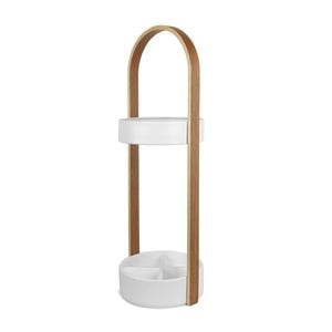 Umbra Bellwood Umbrella Stand White & Natural 22x24x68cm
