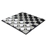 Large 22cm Diameter Plastic Checkers Pieces