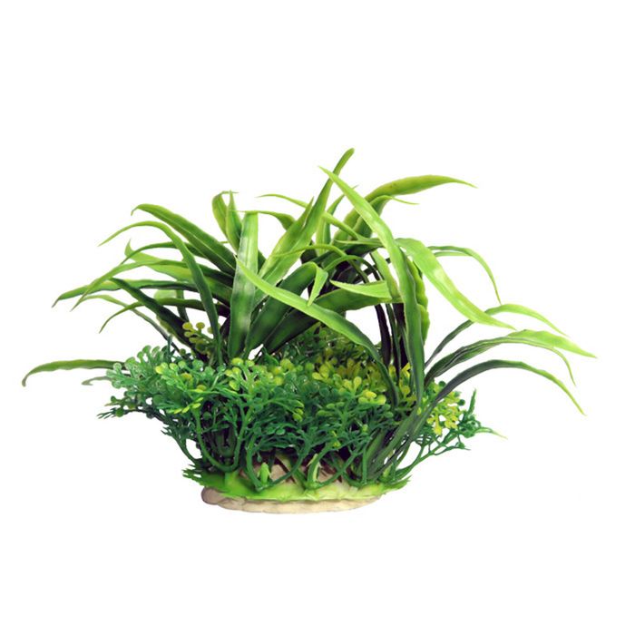 Aqua One Ecoscape Crinum Green Plastic Plant 10cm - Small (28374)