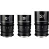 Laowa Nanomorph S35 Prime 3 Lens Bundle - 27mm, 35mm, 50mm - Canon RF Mount - Silver