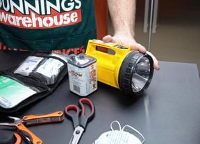 DIY Step Image - How to prepare an earthquake kit . Blob storage upload.