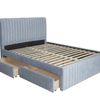 Wairoa Bed Frame with Drawers - Double