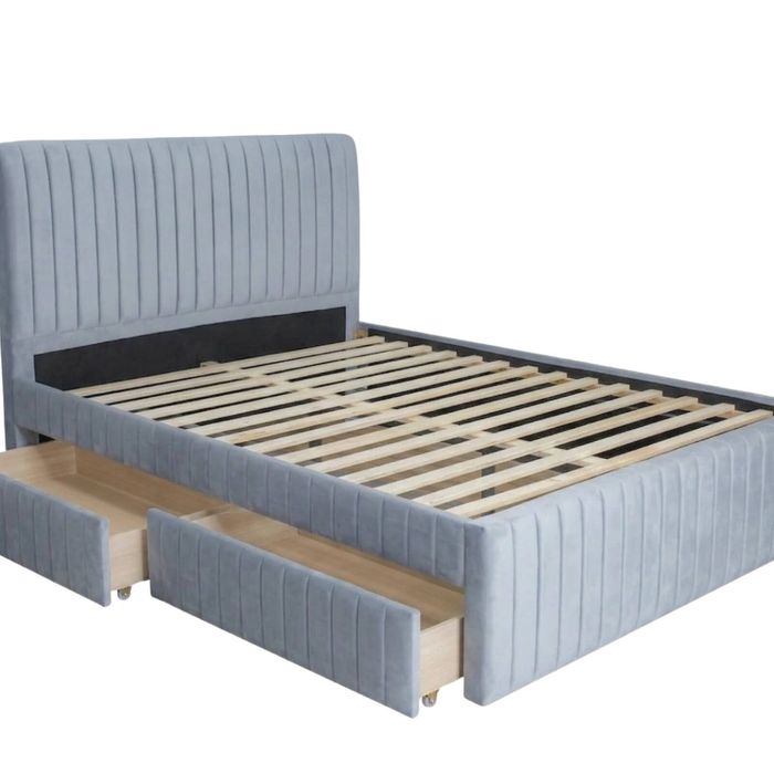 Wairoa Bed Frame with Drawers - Double