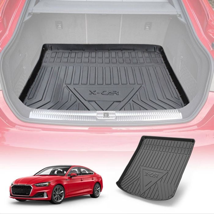 Heavy Duty Trunk Cargo Mat Boot Liner Luggage Tray Fit Audi A5 RS5 Sportback Hatch 2009-2024
