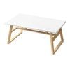 Foret Dining Table Rectangle Modern Home Kitchen Cafe Wood Metal 120x70cm